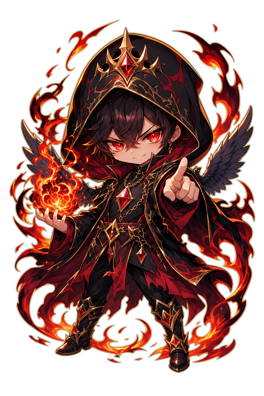 炎キャラクター